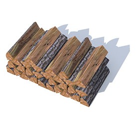 Split firewood 3D Object | FREE Artlantis Objects Download